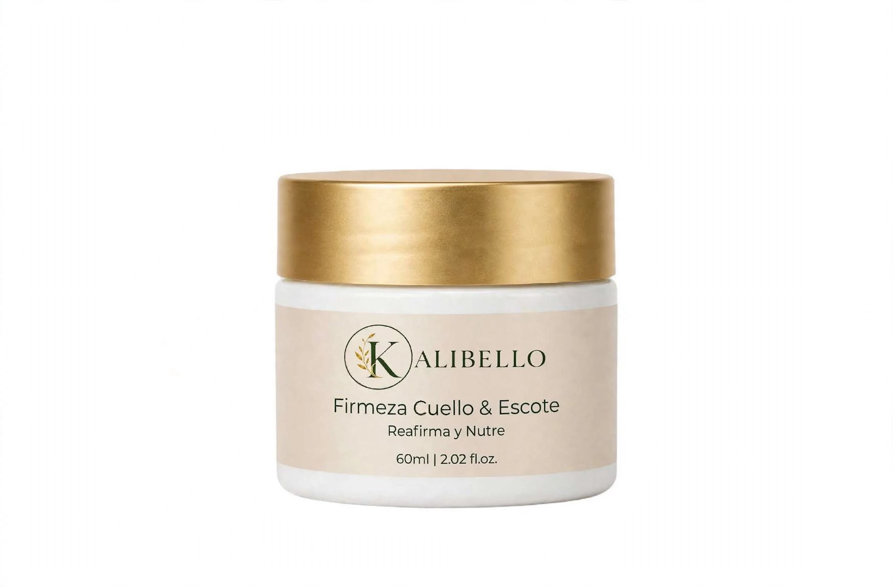 Productos KALIBELLO sobre una superficie natural acompañados de una estética premium.